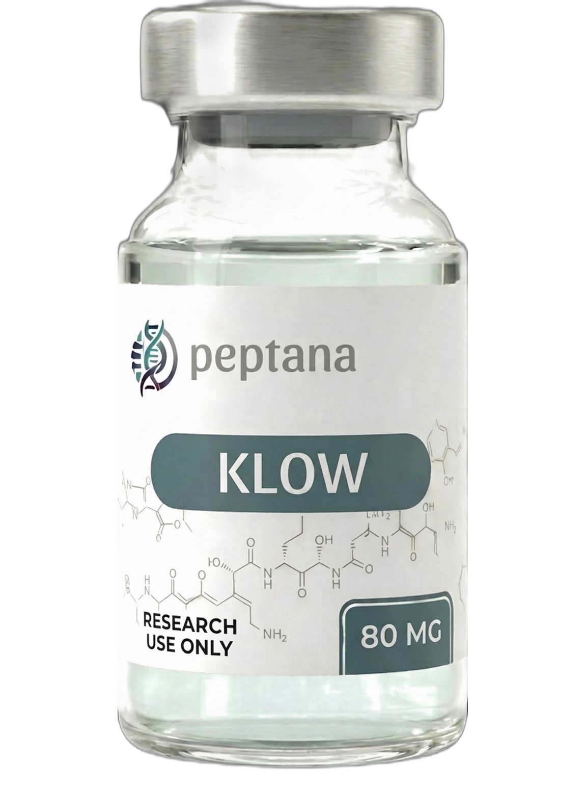 KLOW research peptide vial
